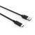 POWERTECH Καλώδιο USB 3.0 σε USB Type C, 2m, Black  (DATM) 32490